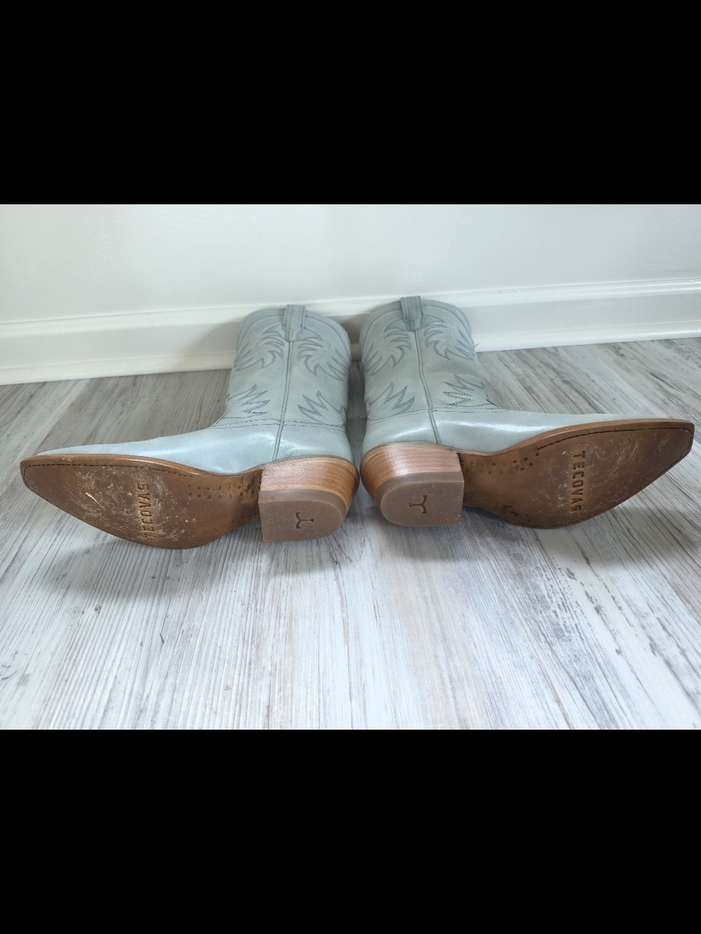 Light Blue Tecovas Boots - Picture 4 of 4